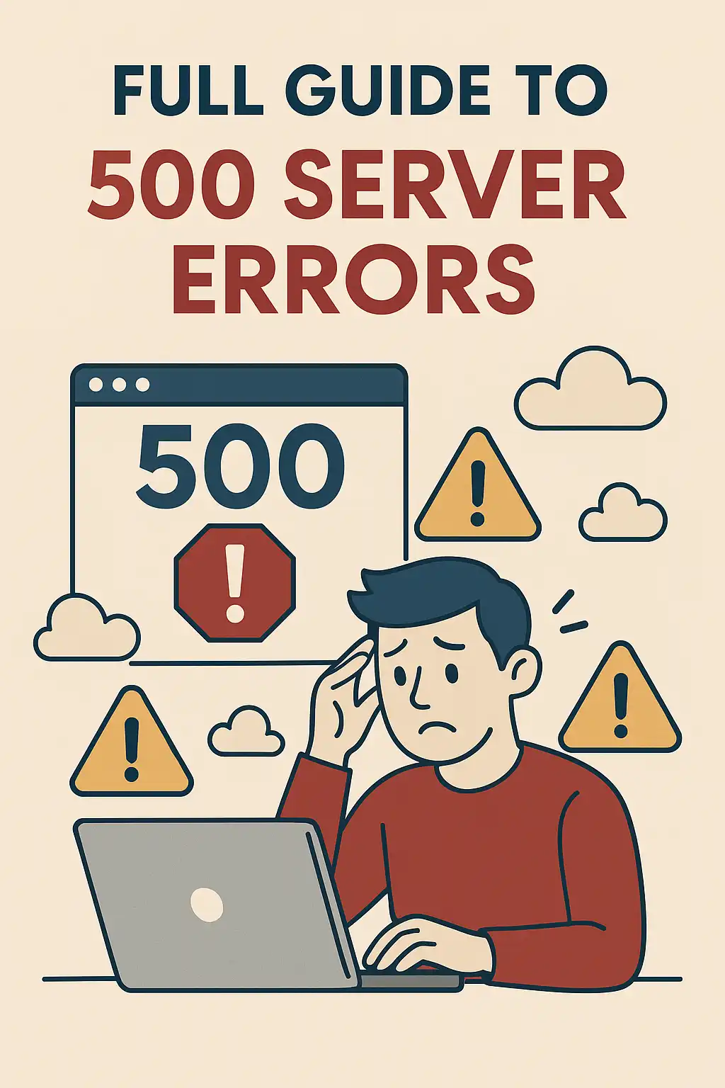 המדריך המלא לשגיאות שרת 500 באתר